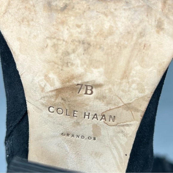 Cole Haan 'Minna' Bootie, Black Suede, Womens Size 7B. - Picture 12 of 12